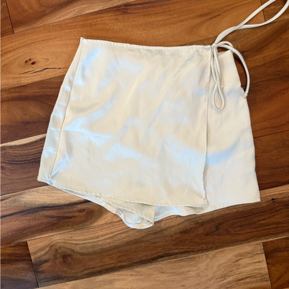 Altar'd State Cream Mini Skirt